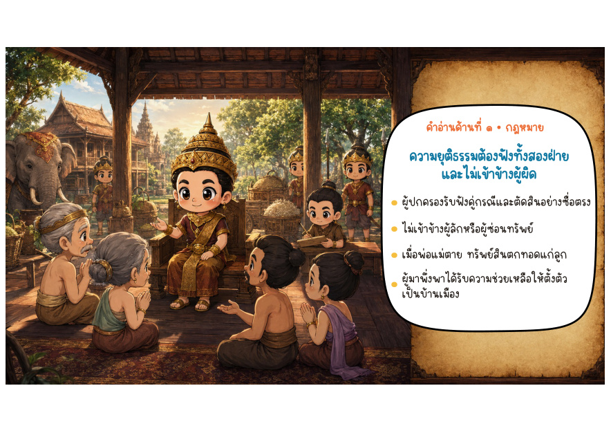 กฎหมายและความยุติธรรม